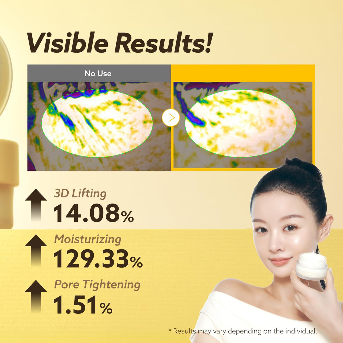 Honey Banana PDRN Cream | Korean anti Aging Face Moisturizer with Plant PDRN, Collagen & Ceramide | Firming, Plumping & Hydrating Capsule Cream for Glass Skin Glow | BDRN K-Beauty, 0.5 Fl Oz