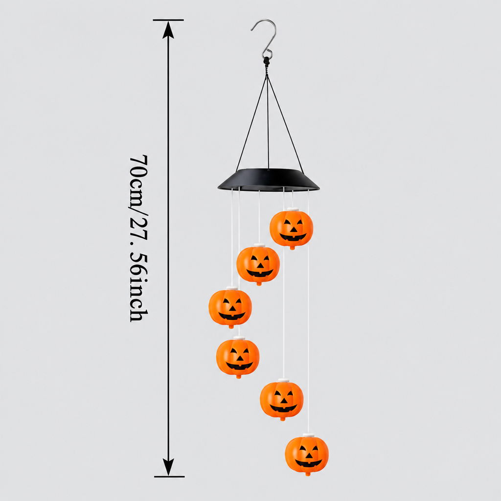 Halloween Pumpkin Light, Jack O Lantern Hanging Decor, Outdoor Porch String Light, Fall Party Decoration, Autumn Accent, Spooky Display Yard