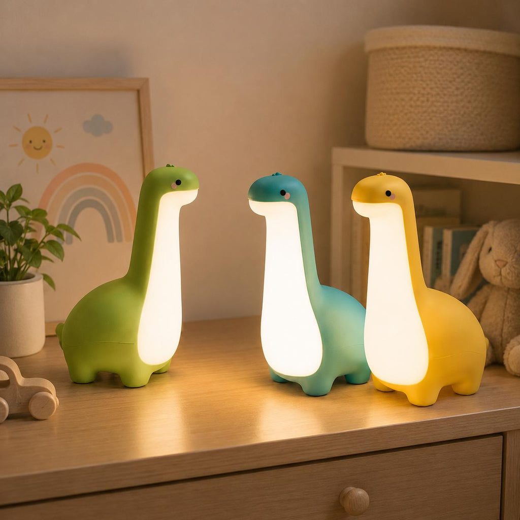 Dinosaur Night Light for Kids, Cute Dino Lamp, Nursery Table Light, Baby Bedroom Decor, Toddler Gift, Cute Dinosaur Room Lighting,Table Lamp