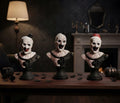 Terrifier Art the Clown Bust Statue, Scary Killer Horror Movie Figurine, Spooky Halloween Decor, Evil Creepy Tabletop Ornament Sculpture.