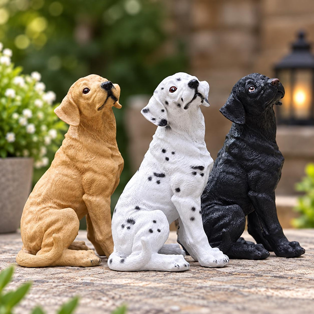 Dog Statue Decor, Labrador Retriever Figurine, Garden Sculpture, Outdoor Dog Ornament, Pet Memorial Gift, Animal Lover Home Accent