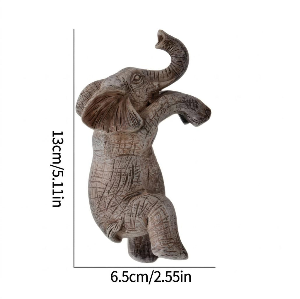 Elephant Planter Pot, Garden Statue Decor, Animal Flower Pot, Outdoor Patio Ornament, Whimsical Yard Accent, Nature Lover Gift