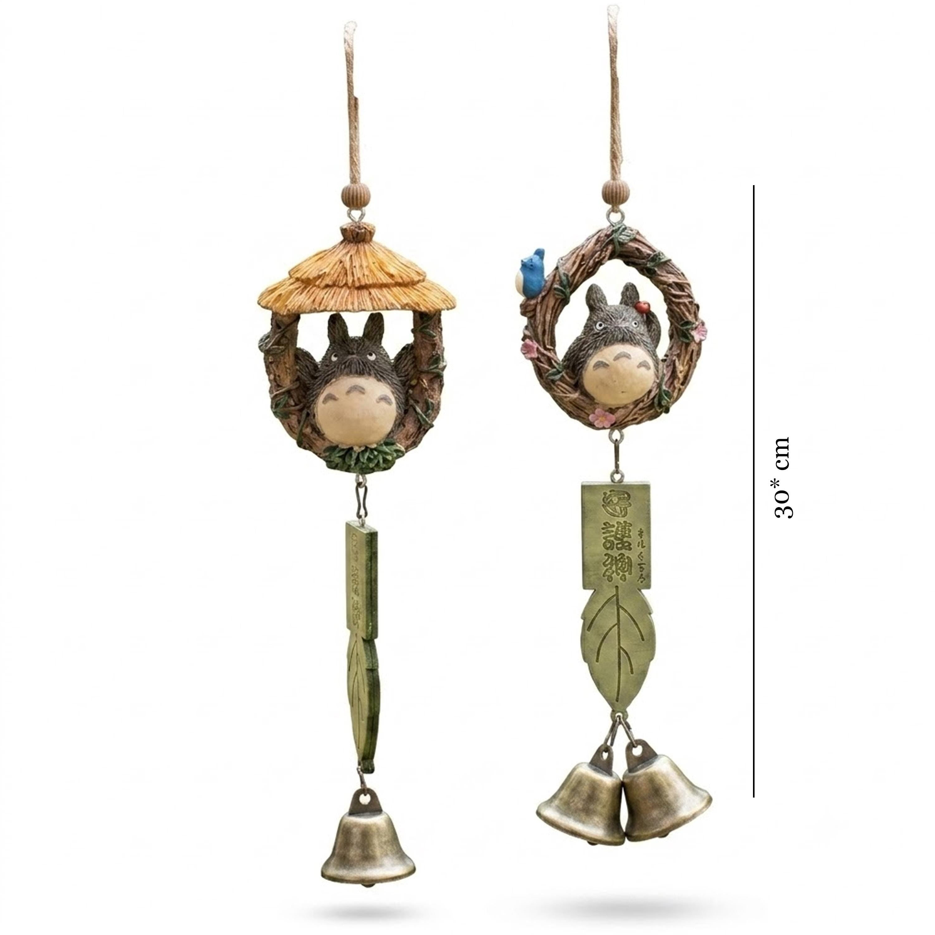 Forest Spirit Wind Chime, Cute Hanging Garden Bell Ornament, Resin Wind Chime Decor, Outdoor Patio Gift, Japanese Style,Cute Wind Chime Gift