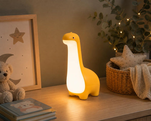 Dinosaur Night Light for Kids, Cute Dino Lamp, Nursery Table Light, Baby Bedroom Decor, Toddler Gift, Cute Dinosaur Room Lighting,Table Lamp
