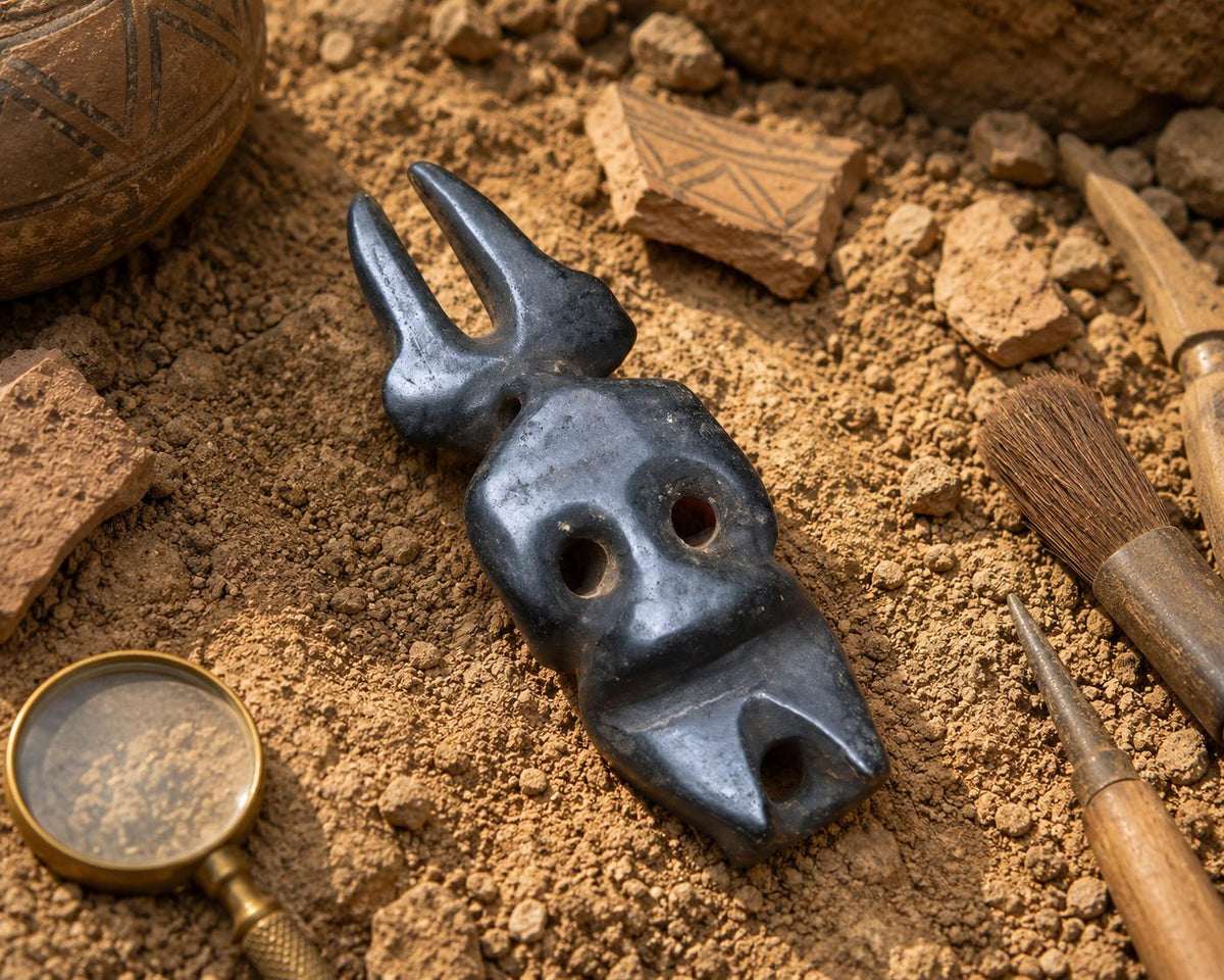 Tribal Mask Statue, African Art Sculpture, Black Figurine, Ethnic Home Decor, Cultural Display, Boho Office Accent, Collector Gift