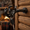 Skeleton Hand Key Holder Gothic Wall Decor, Skeleton Key Hook, Halloween Home Decor, Dark Academia Key Rack Gift.