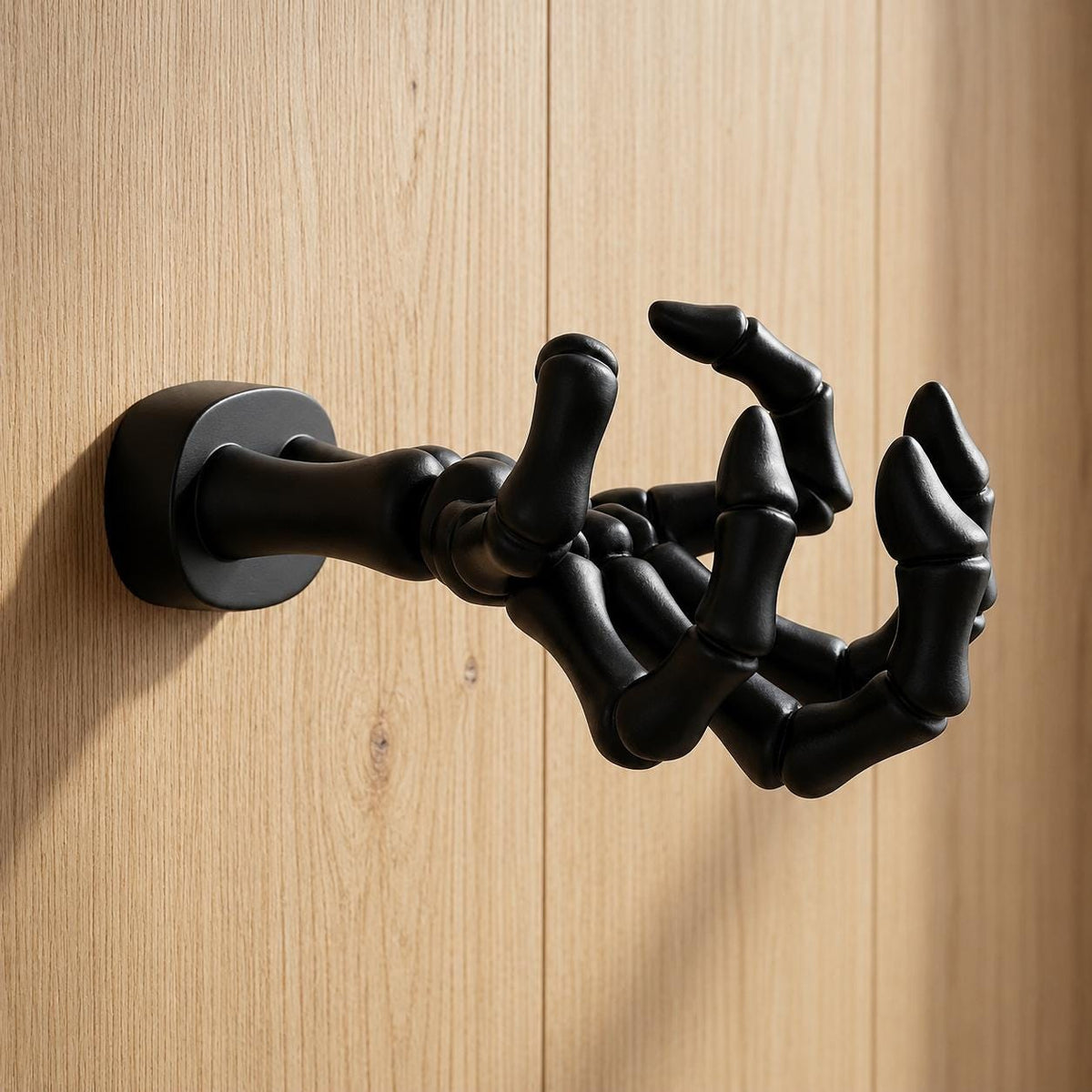 Skeleton Hand Key Holder Gothic Wall Decor, Skeleton Key Hook, Halloween Home Decor, Dark Academia Key Rack Gift.